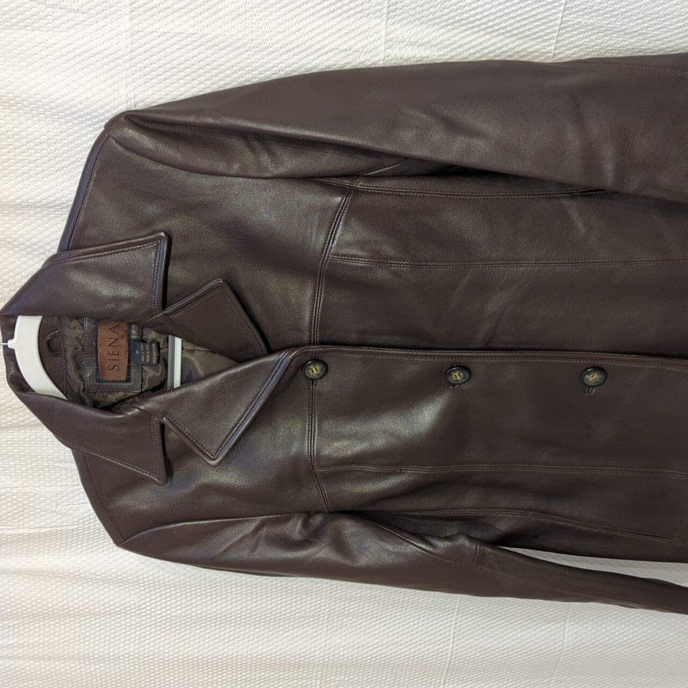 Siena Leather Blazer - Picture 2 of 8